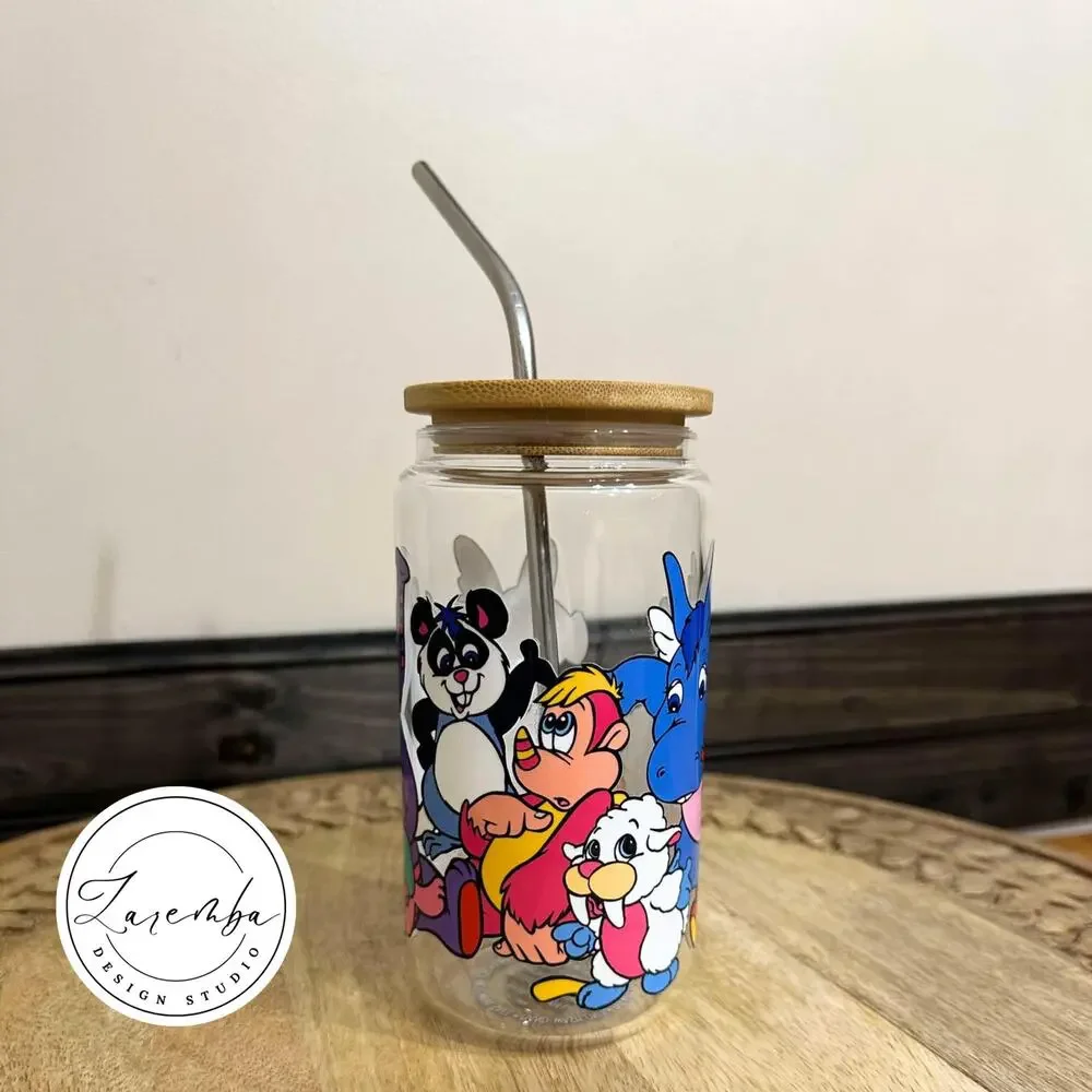 The Wuzzles Inspired Libbey Cup, 80s Nostalgia Glass, Bumblelion, Eleroo Coffee